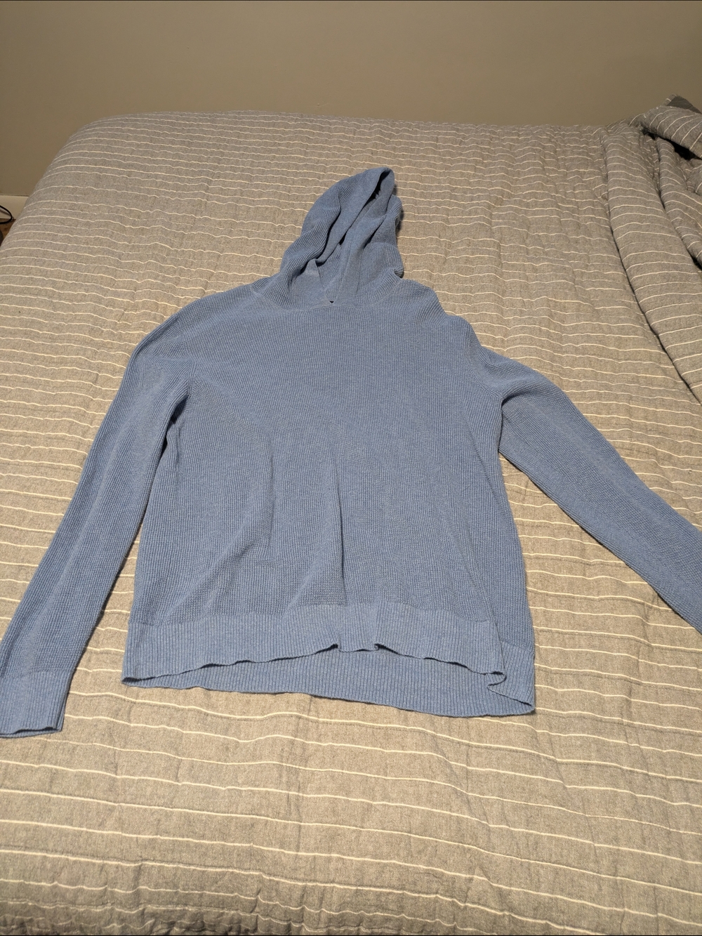 Banana Republic Pale Blue Knit Hoodie